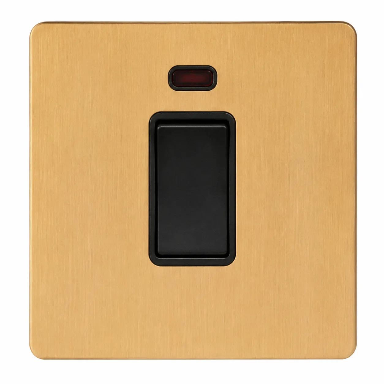 Brushed Gold Stainless Steel High-Current Wall Switch