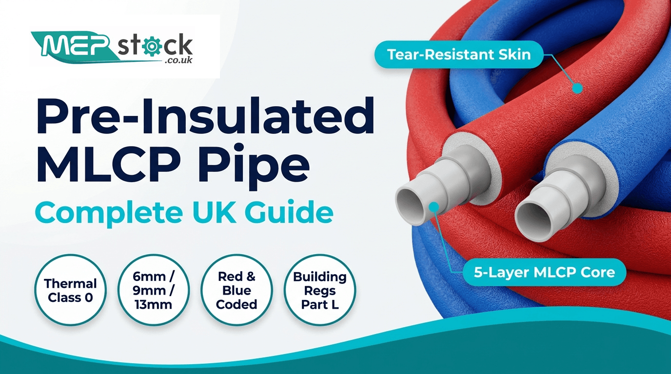 The UK Installer's Guide to Pre-Insulated MLCP Pipe (Red & Blue Coding)