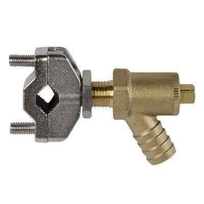 15mm Self Cutting Drain Off Cock Brass Drain Valve
