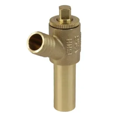 15mm Extended Tail Brass Drain Off Cock Type A Drain Valve
