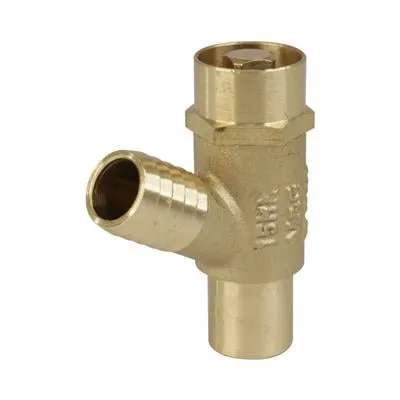 15mm Lockshield Type A Brass Drain Off Cock Drain Valve
