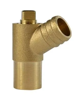 15mm Type B Brass Drain Off Cock Light Pattern Drain Valve