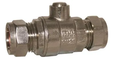 Heavy Pattern Chrome Full Bore Isolating Valve WRAS Approved Water Isolation Valve