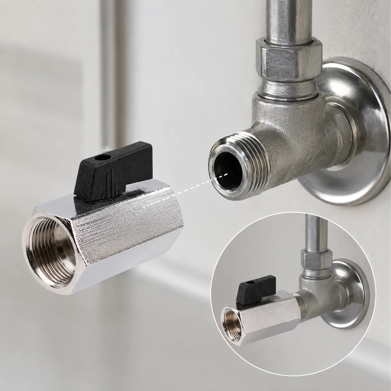 Female x Female Mini Ball Valve WRAS Approved
