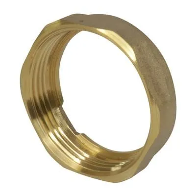 1 1/2" Brass Pump Valve Nut Threaded Pump Connection Nut