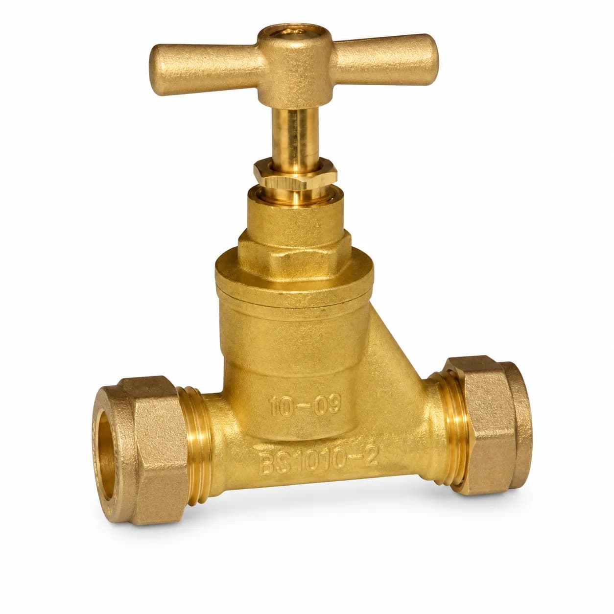 BS Brass Compression Stop Tap - Compression