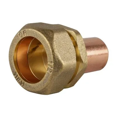 MDPE Stop Tap Adaptor Brass Stopcock Adaptor for MDPE to Copper Pipe