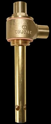 1" Brass Warix Flange MI Top Entry Hot Water Cylinder Fitting