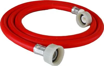 Red Hot Water Washing Machine Inlet Hose WRAS Approved