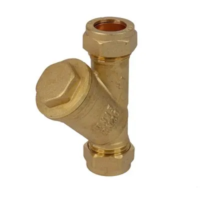 Brass Y Strainer Compression Water Pipe Filter