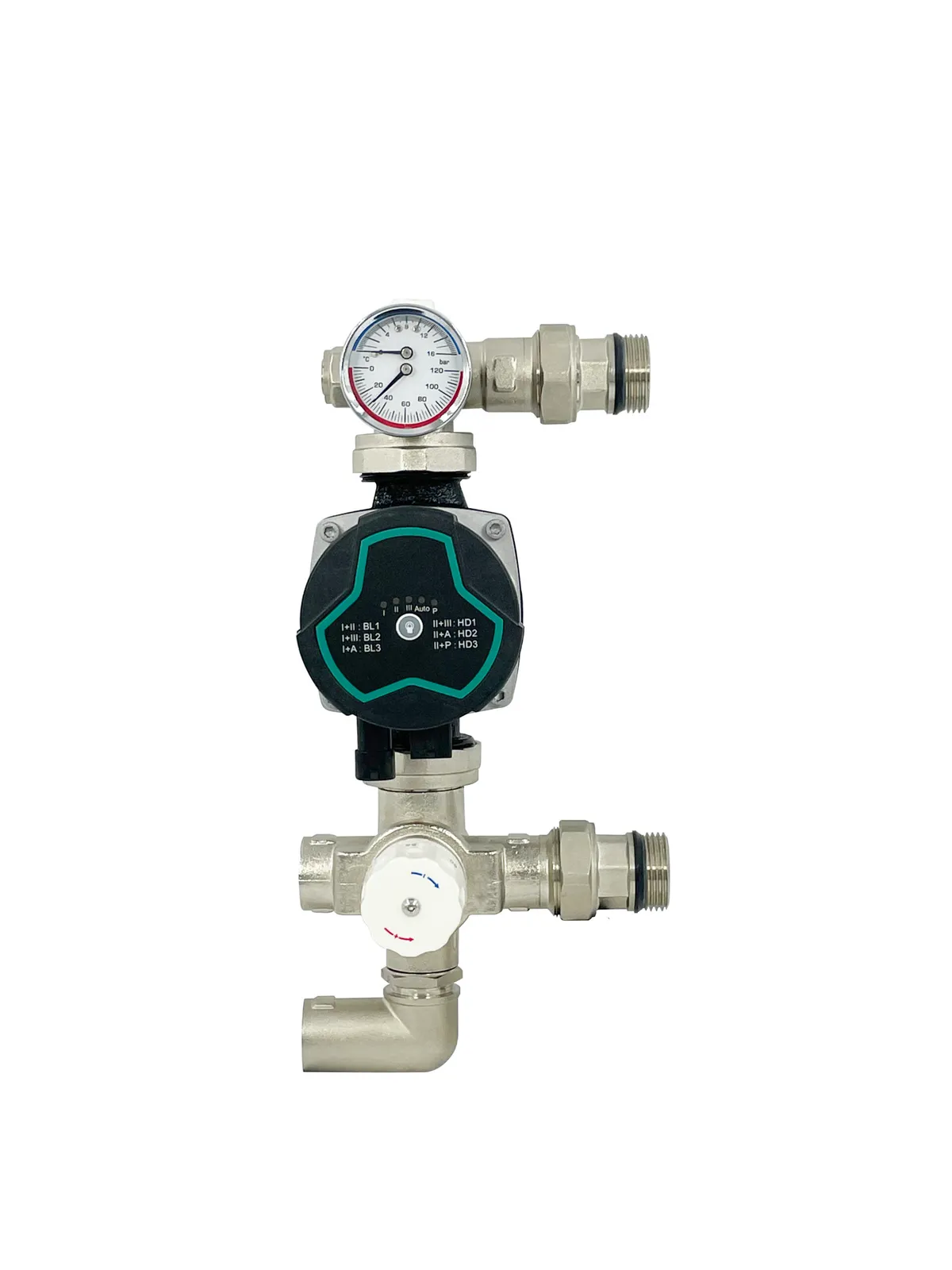 Underfloor Heating Blending Valve and Circulation Pump Set