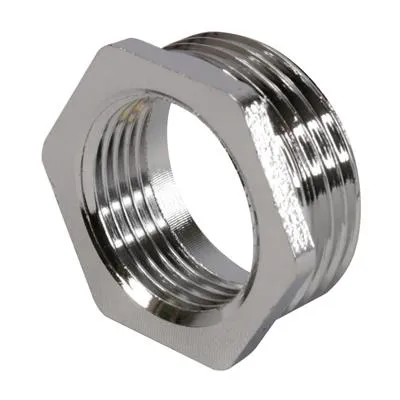 Threaded Bush BRASS CHROME