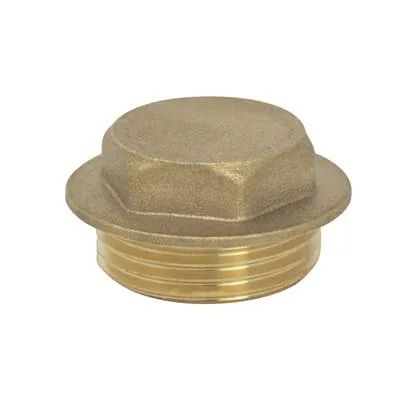 Threaded Flange Plug BRASS