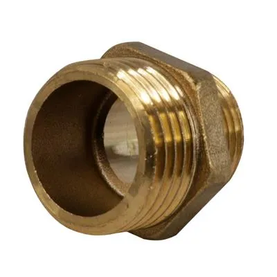 Threaded Reducing Hex Nipple BRASS