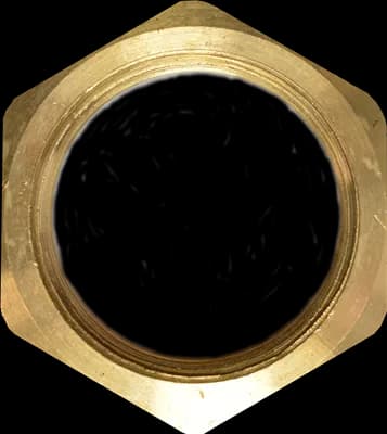 Threaded Locknut BRASS