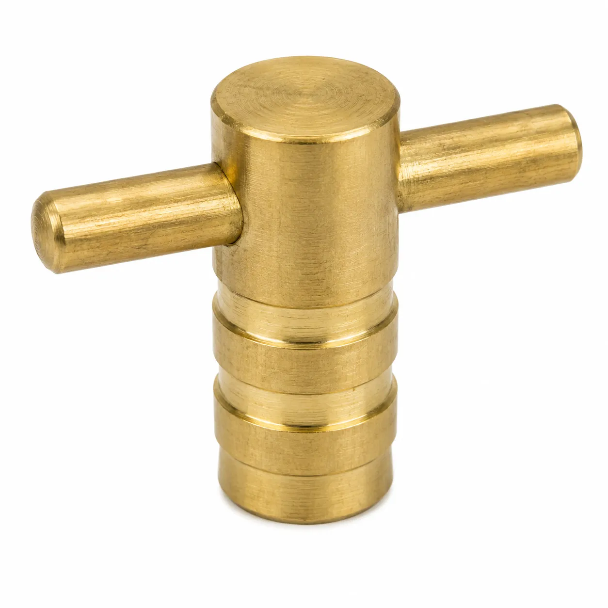 Brass Tommy Bar Radiator Bleed Key - T-Bar Style
