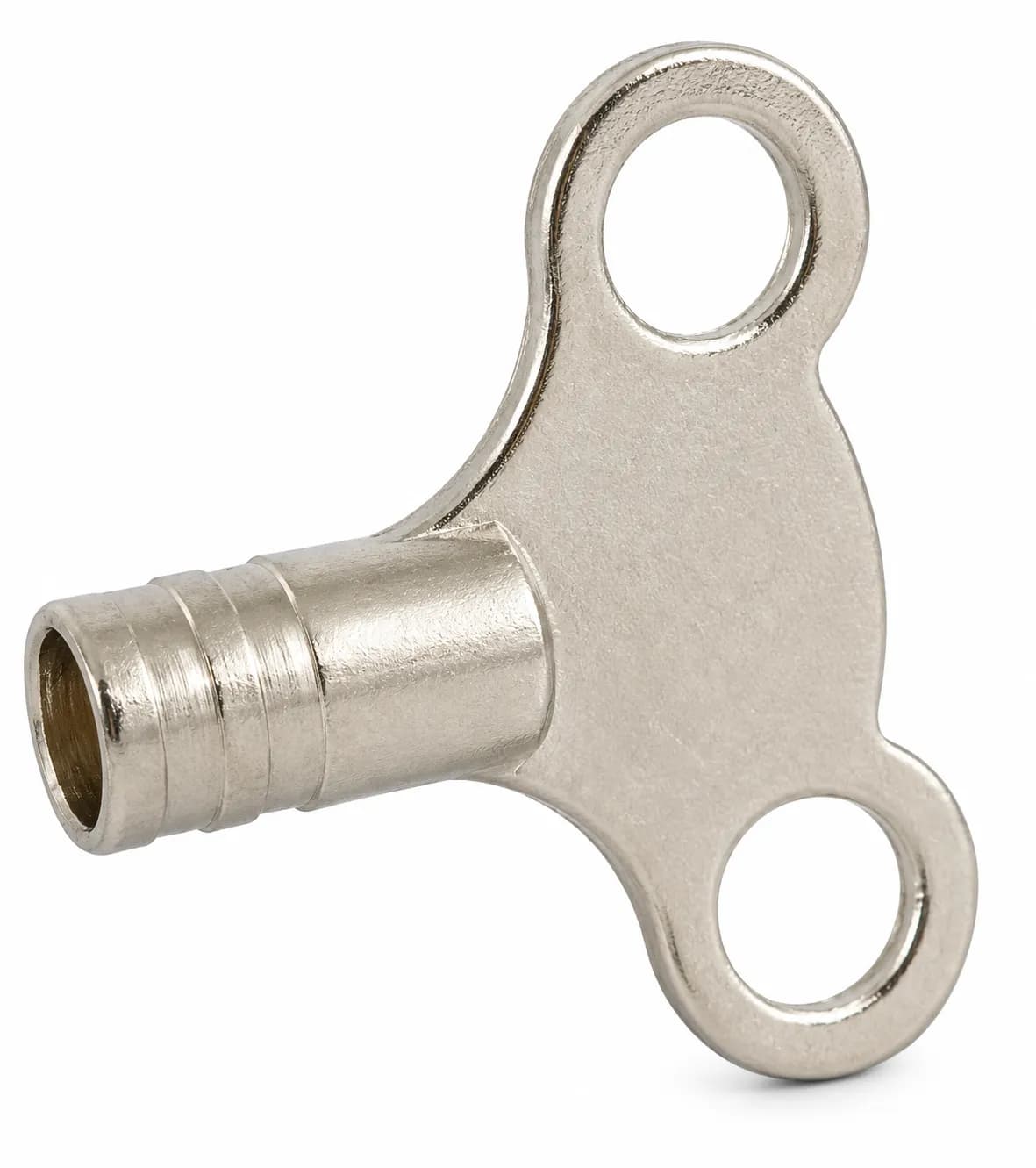 Brass Clock Type Radiator Bleed Key - Butterfly Style