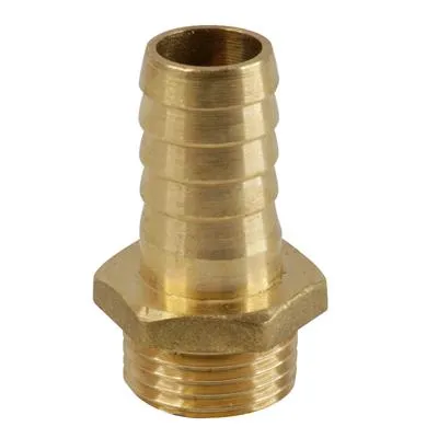 Threaded MI Serrated Hose Tail