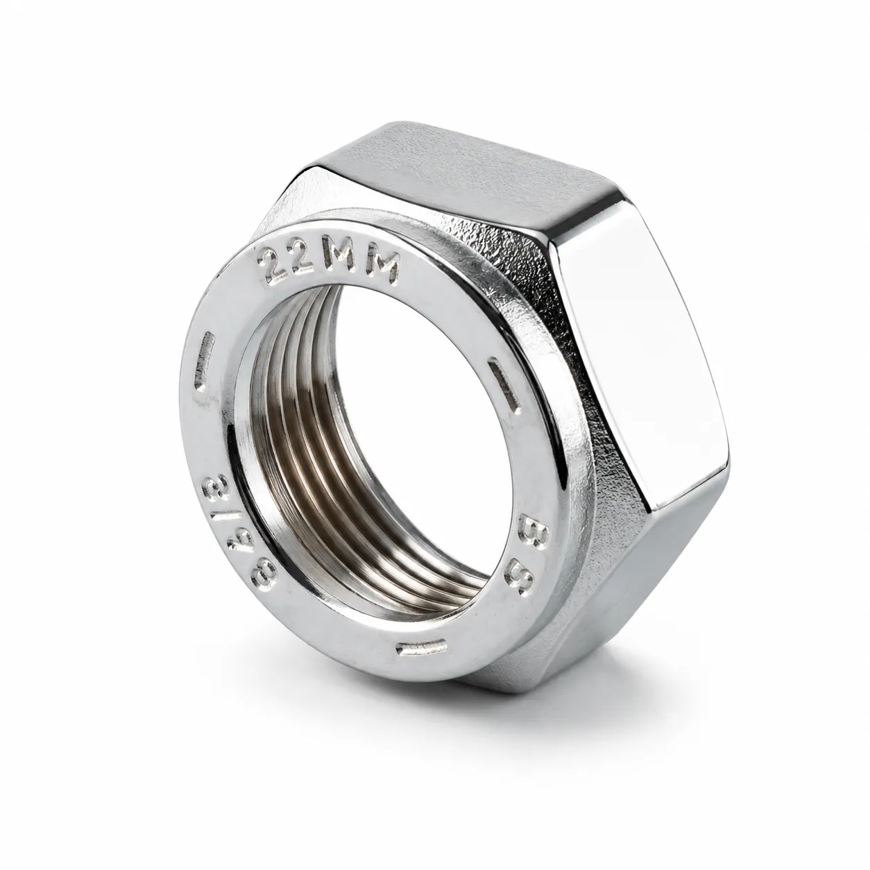 Chrome Compression Nuts Components