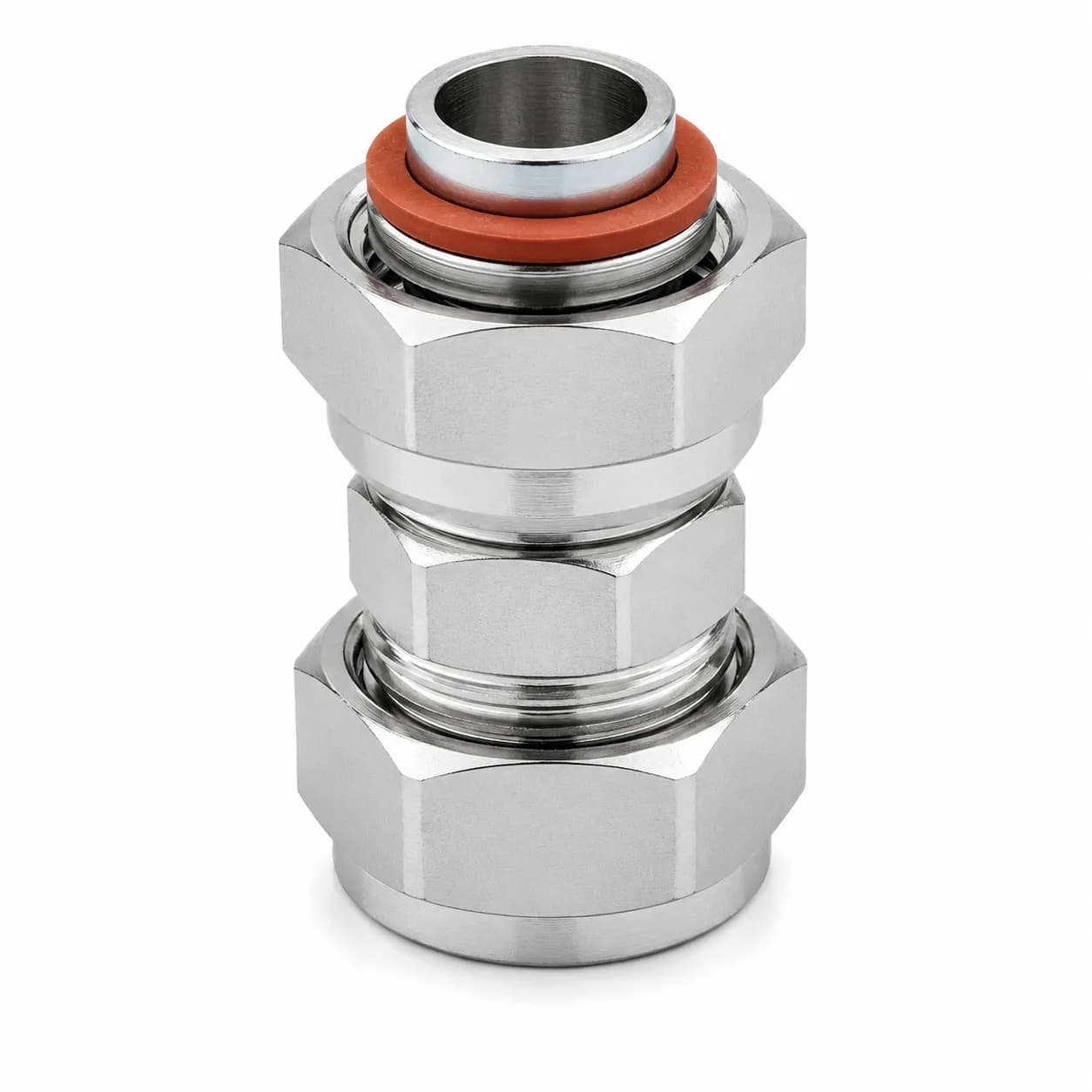Chrome Compression Straight Tap Connector Fitting
