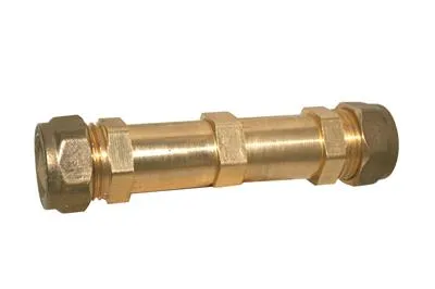 Brass Compression Repair Coupling Pipe Fitting