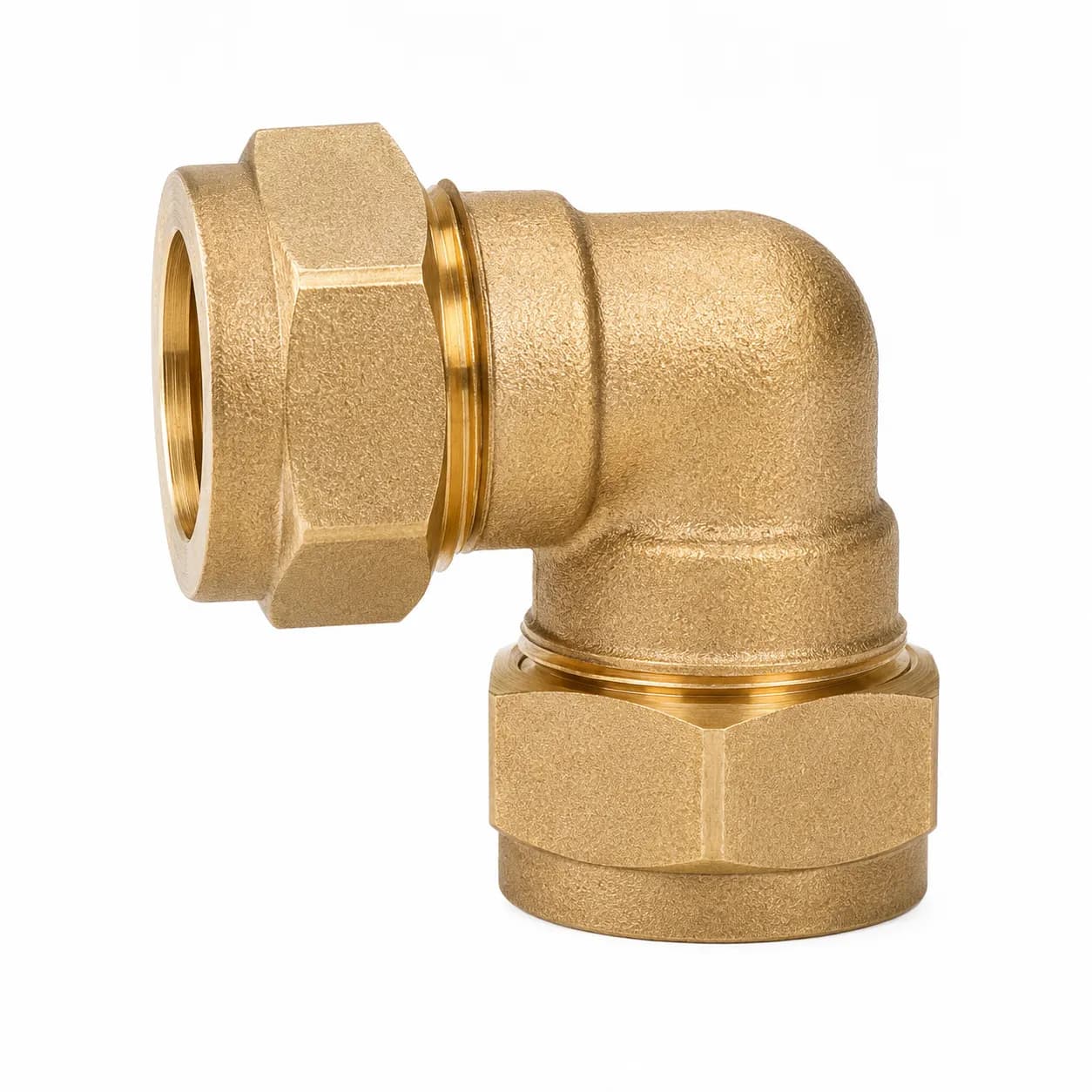 Brass Compression Elbow 90 Degree Pipe Fitting