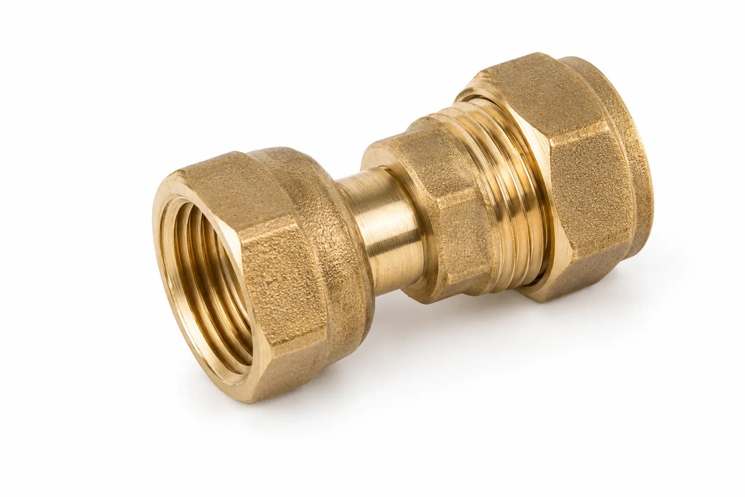 Brass Compression Straight Tap Connector Fitting