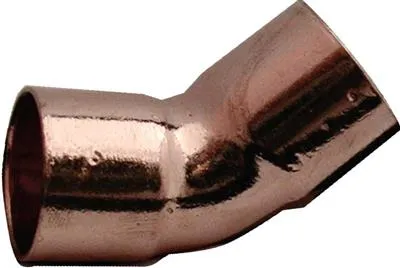 Copper Endfeed 45 Degree Elbow WRAS Approved Pipe Fitting