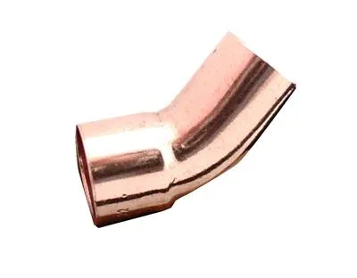 Copper Endfeed 45 Degree Street Elbow M&F WRAS Approved Pipe Fitting