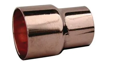Copper Endfeed Reducing Coupling WRAS Approved Plumbing Fitting