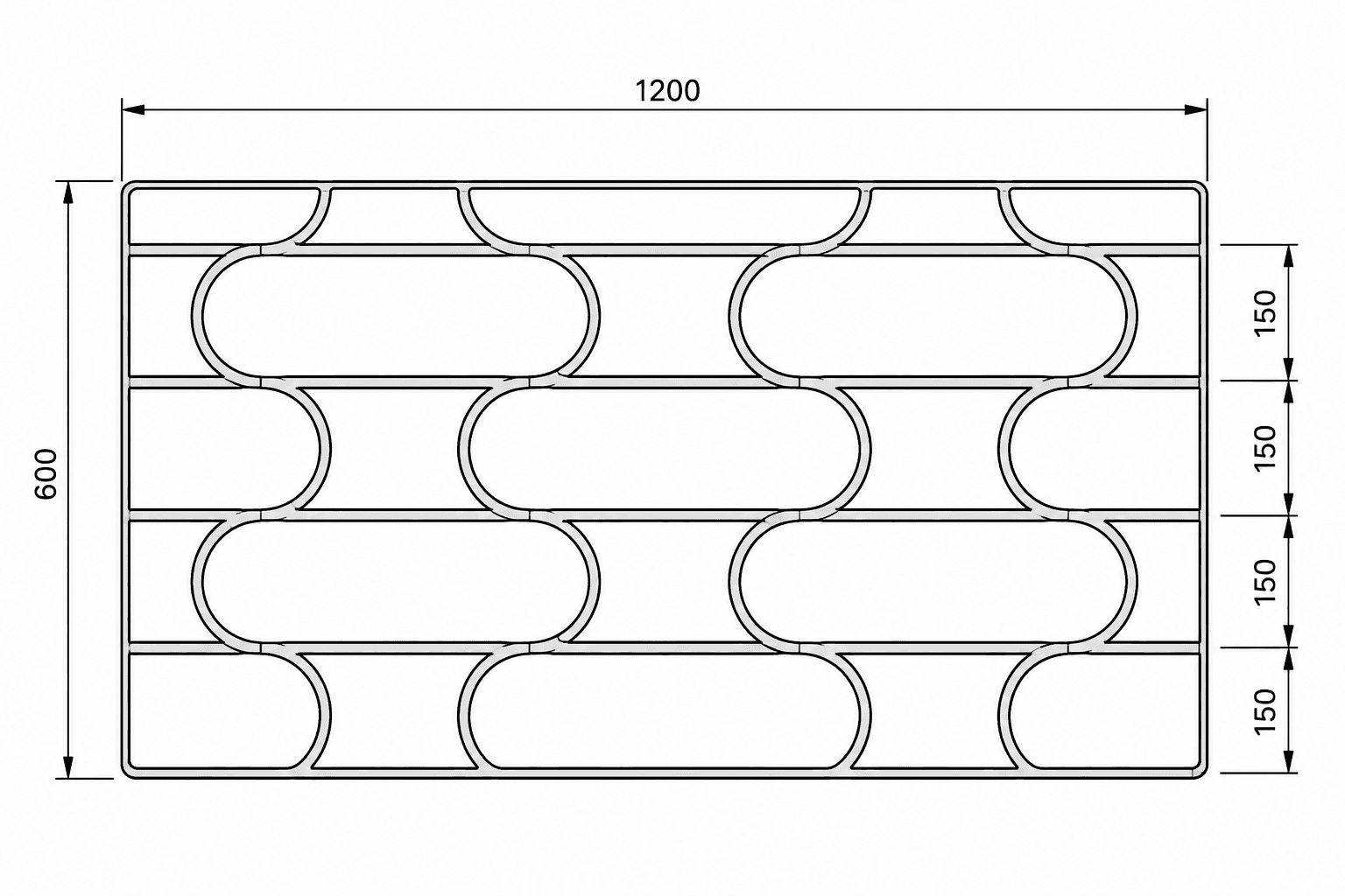 Underfloor Heating KBD Routed Structural Chipboard for 12mm Pipe - 22mm