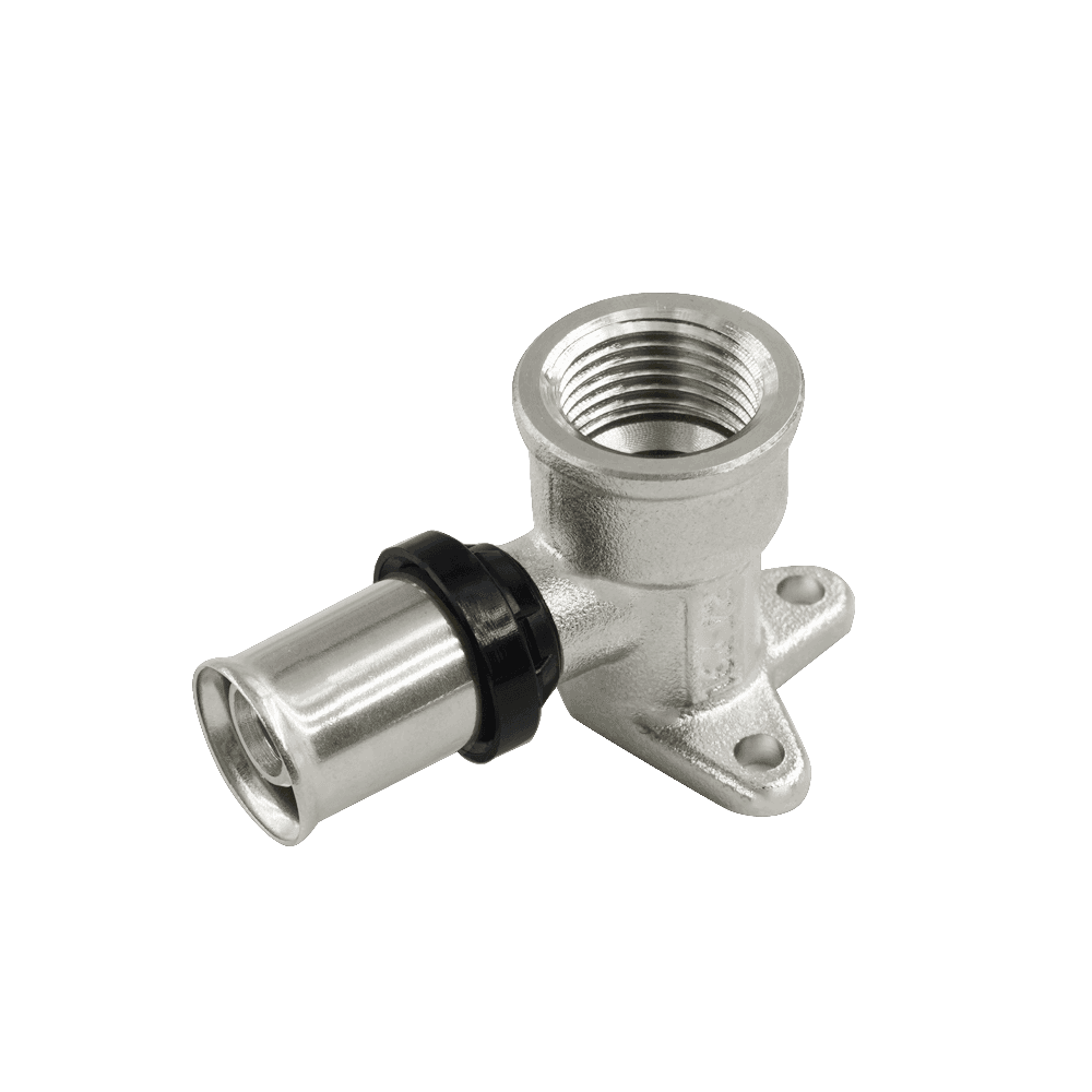 MLCP Press Fit Female Wall Plate Elbow