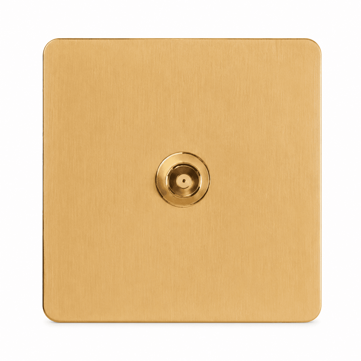 Brushed Gold Stainless Steel Door Bell Switch