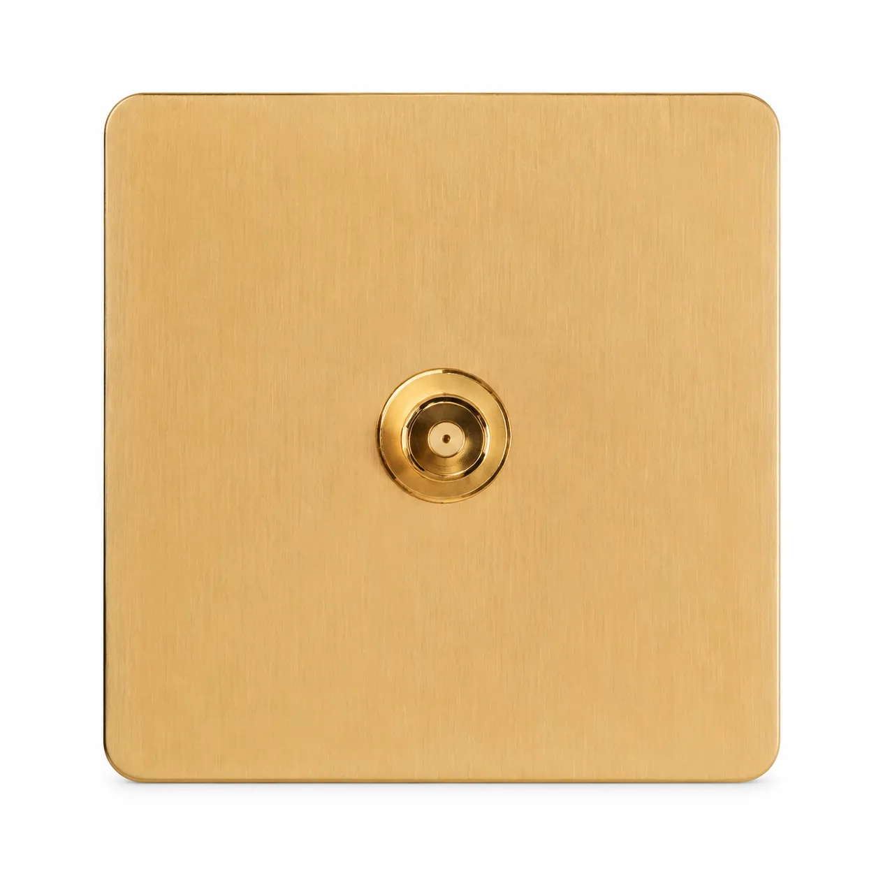 Brushed Gold Stainless Steel Door Bell Switch