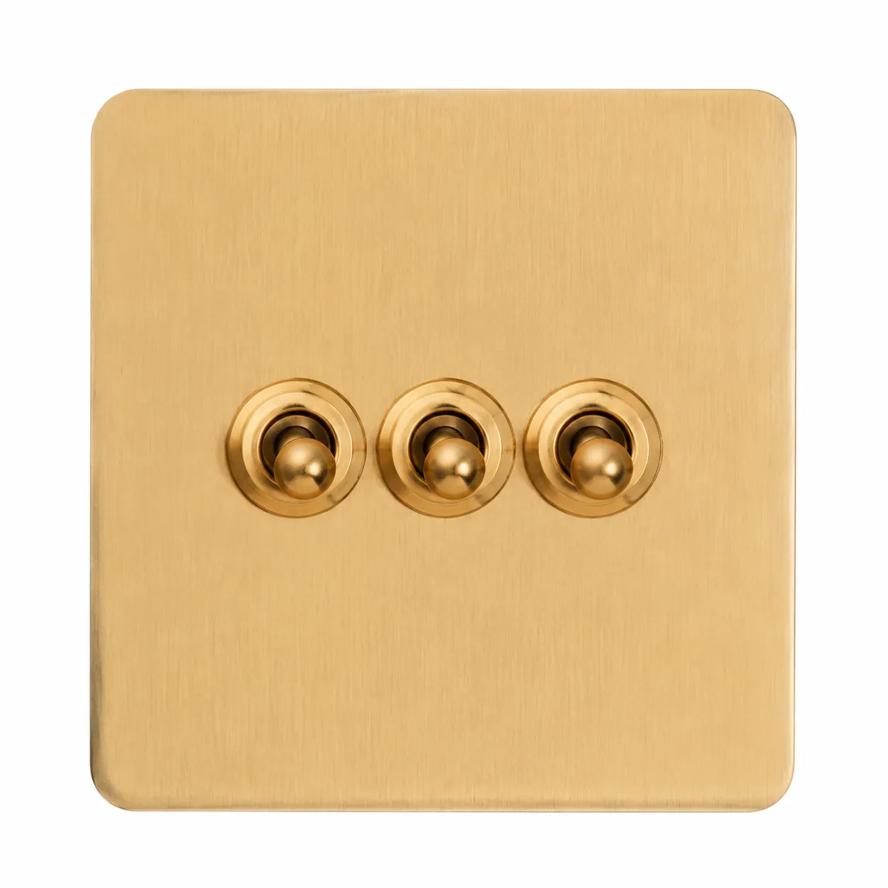 Brushed Gold Stainless Steel Toggle Light Switch