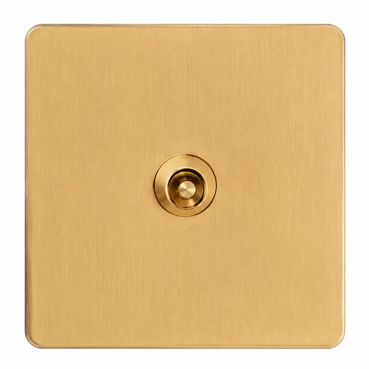 Brushed Gold Stainless Steel Toggle Light Switch