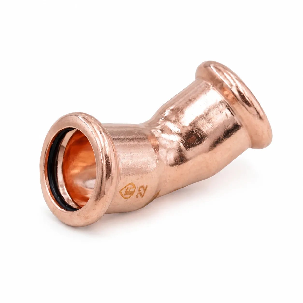 Copper M Profile Press Fit Water 45 Degree Elbow