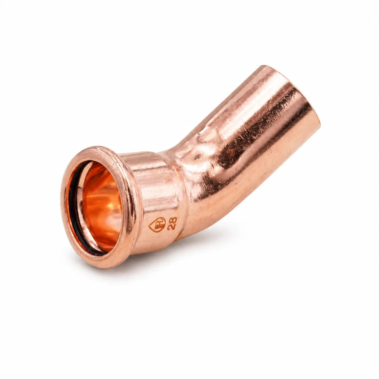 Copper M Profile Press Fit Water 45 Degree Street Elbow