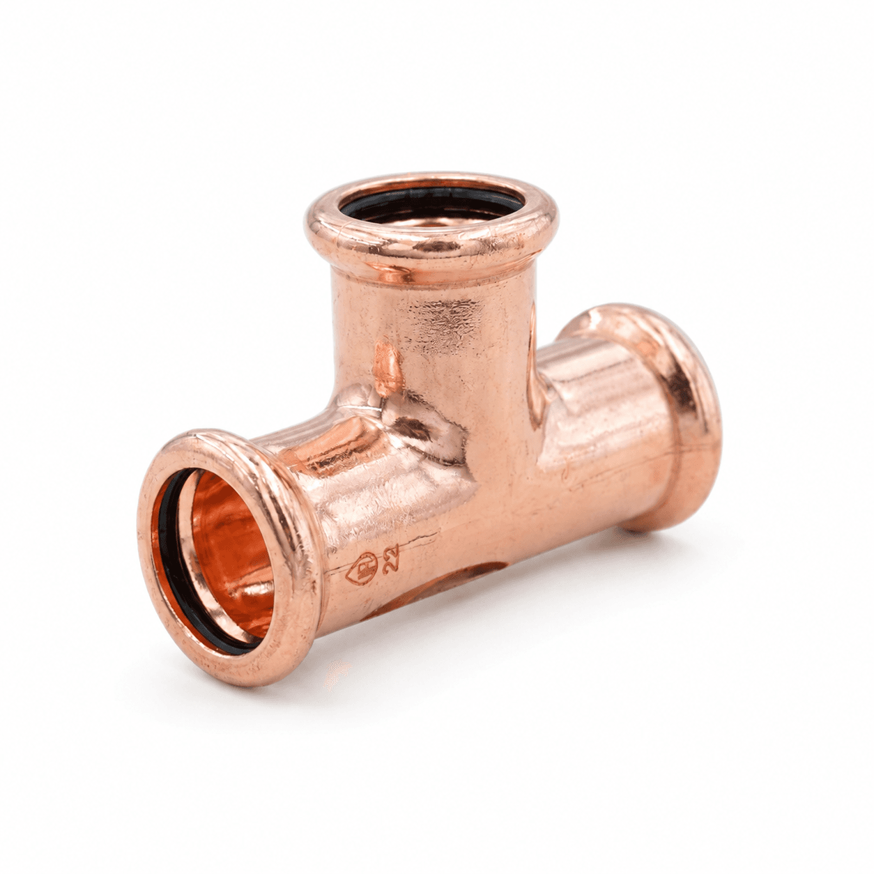 Copper M Profile Press Fit Water Equal Tee