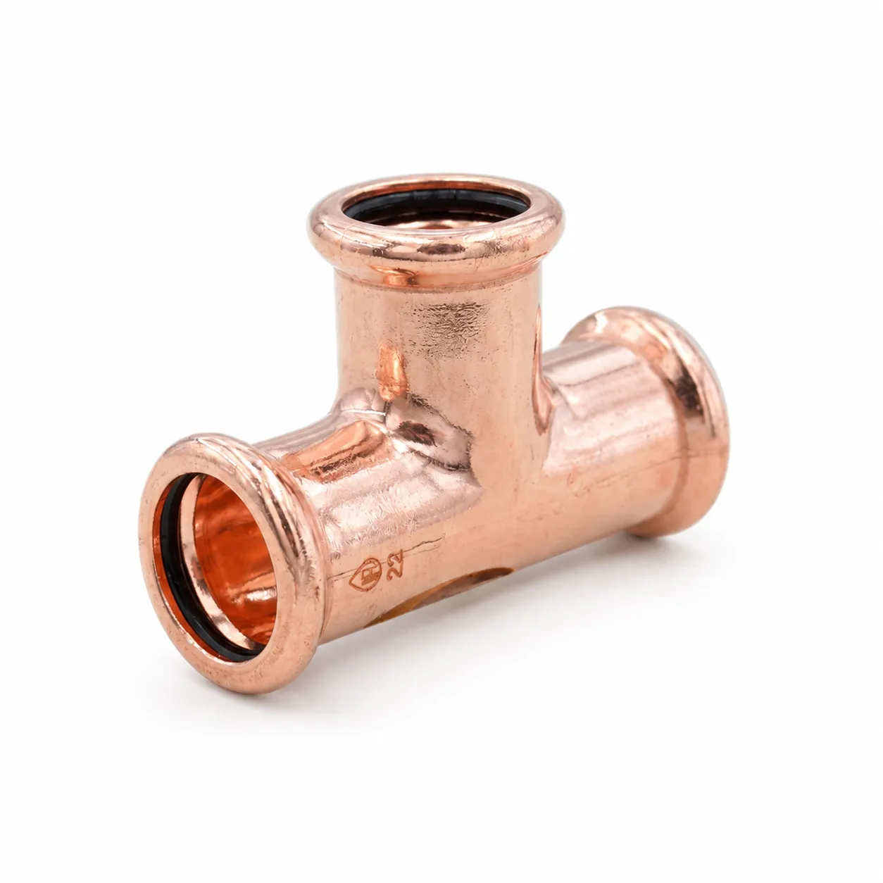 Copper M Profile Press Fit Water Equal Tee