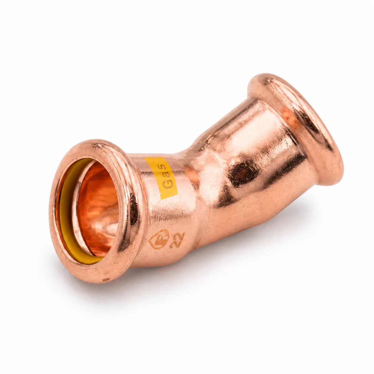 Pressfit Gas 45 Degree Elbow