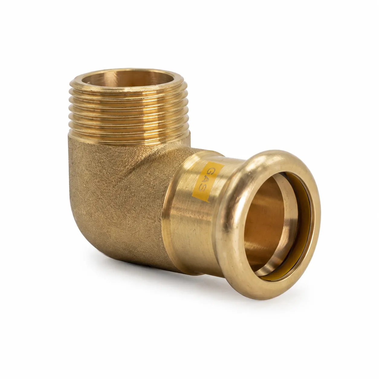Pressfit Gas Male 90 Degree Elbow