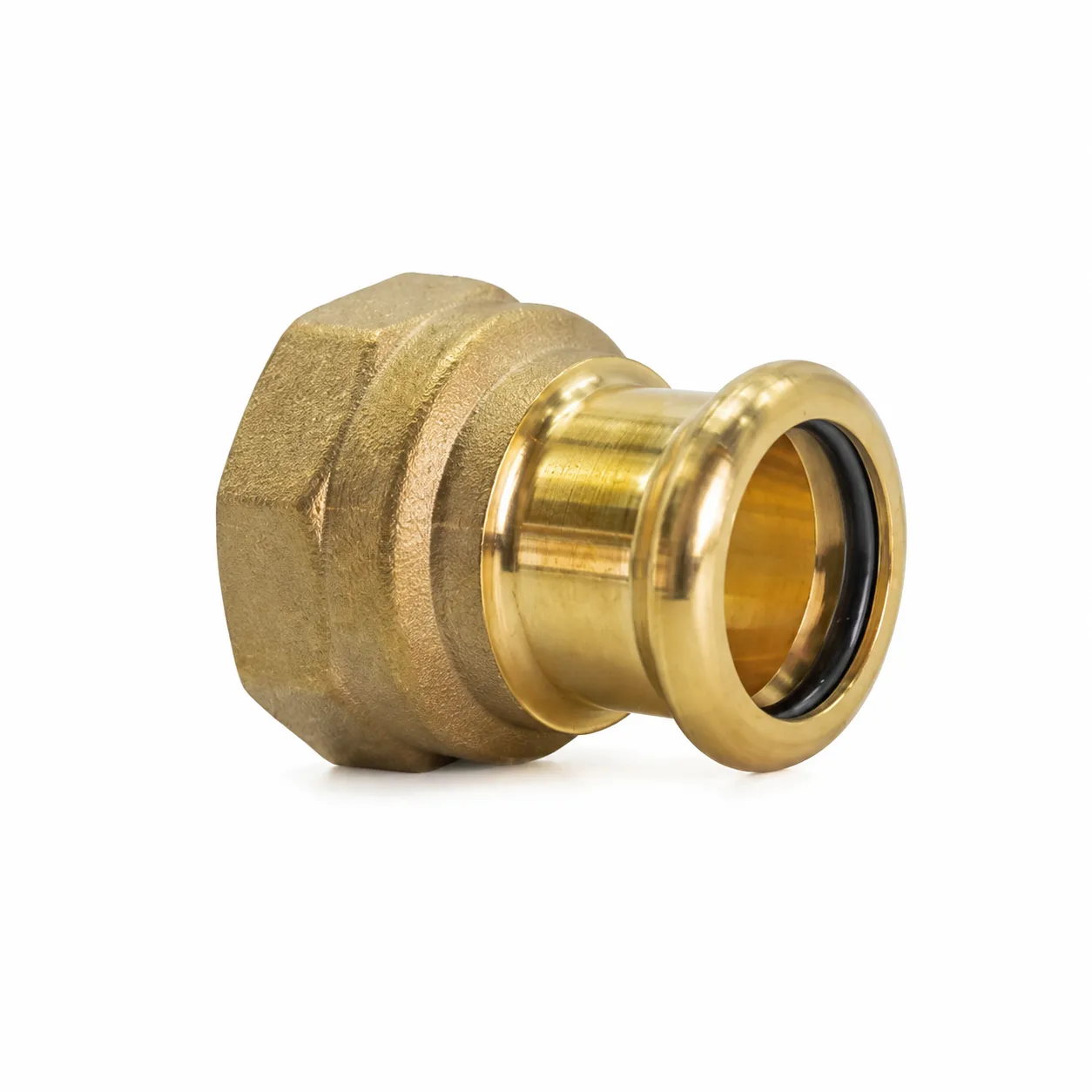 Copper M Profile Press Fit Water Female BSP Adaptor