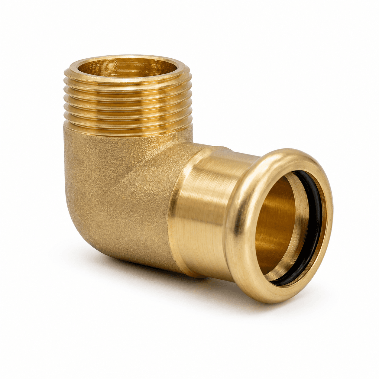 Copper M Profile Press Fit Water Male BSP Elbow