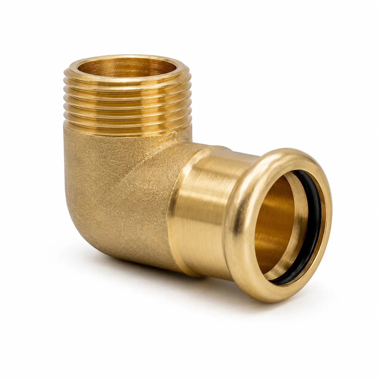 Copper M Profile Press Fit Water Male BSP Elbow