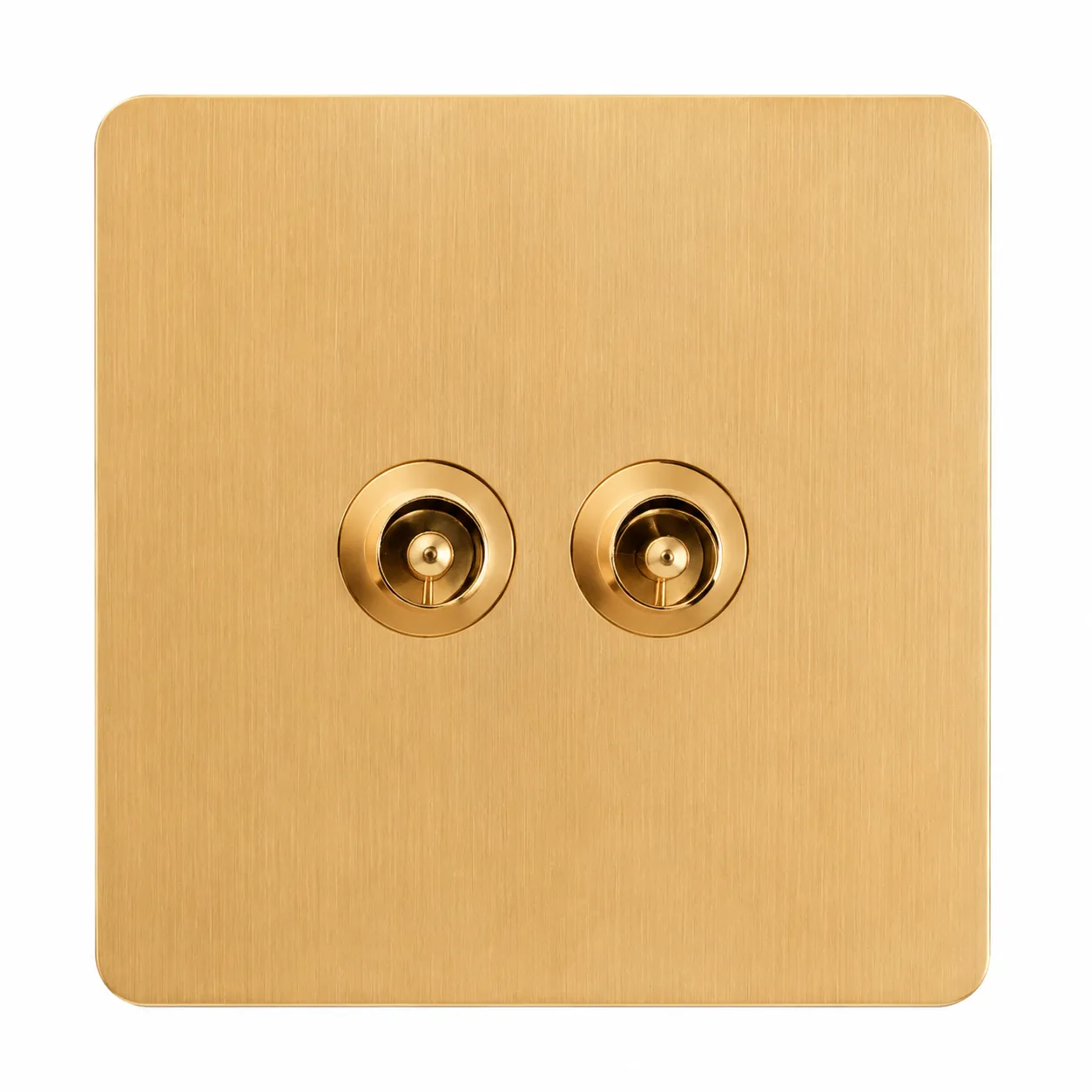 Brushed Gold Stainless Steel Intermediate Toggle Switch