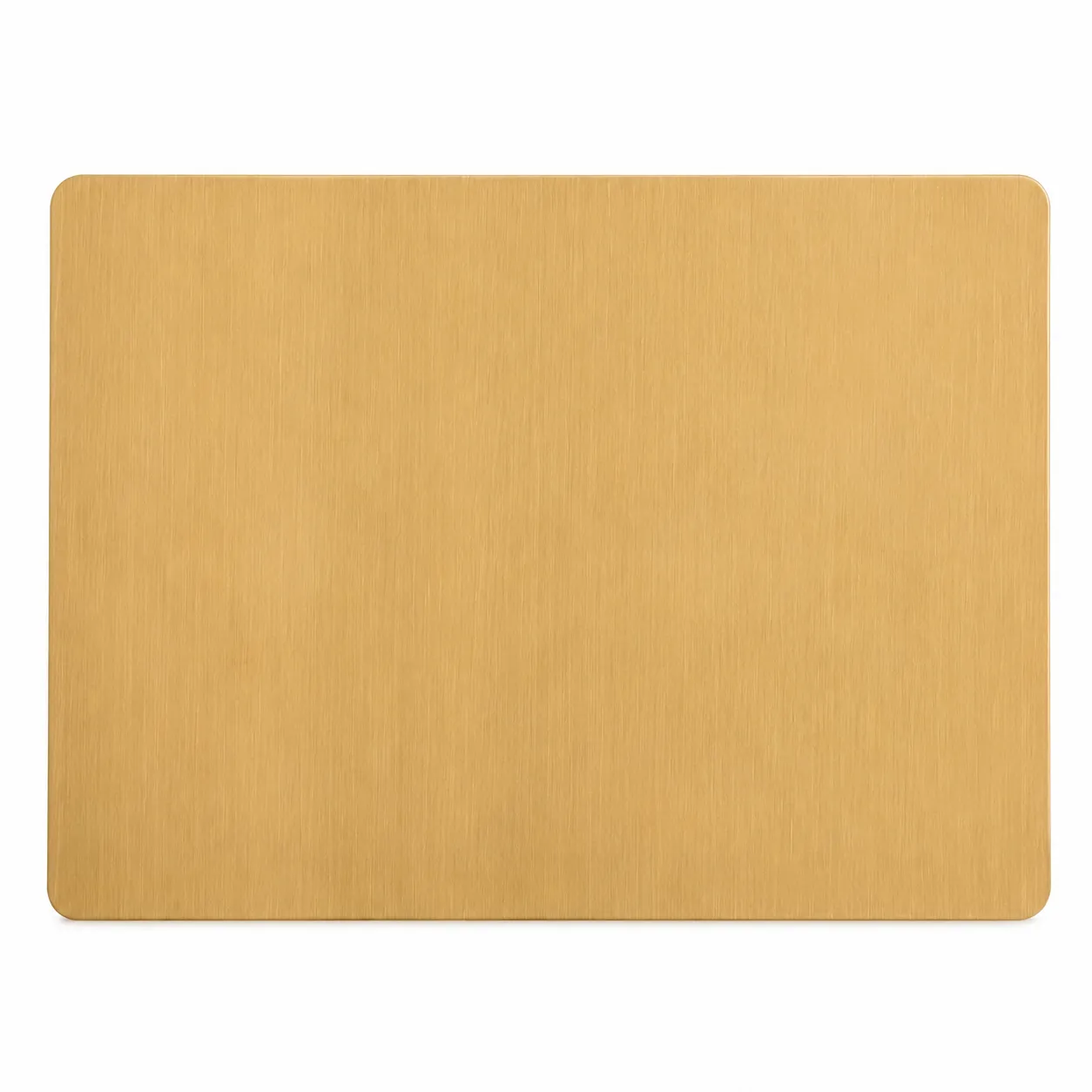 Brushed Gold Stainless Steel Blank Wall Plate