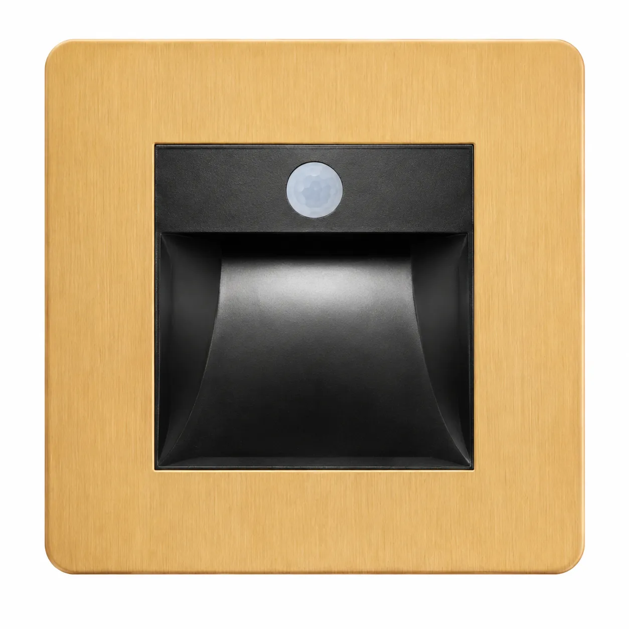 Brushed Gold Stainless Steel Human Motion Sensor Foot Light