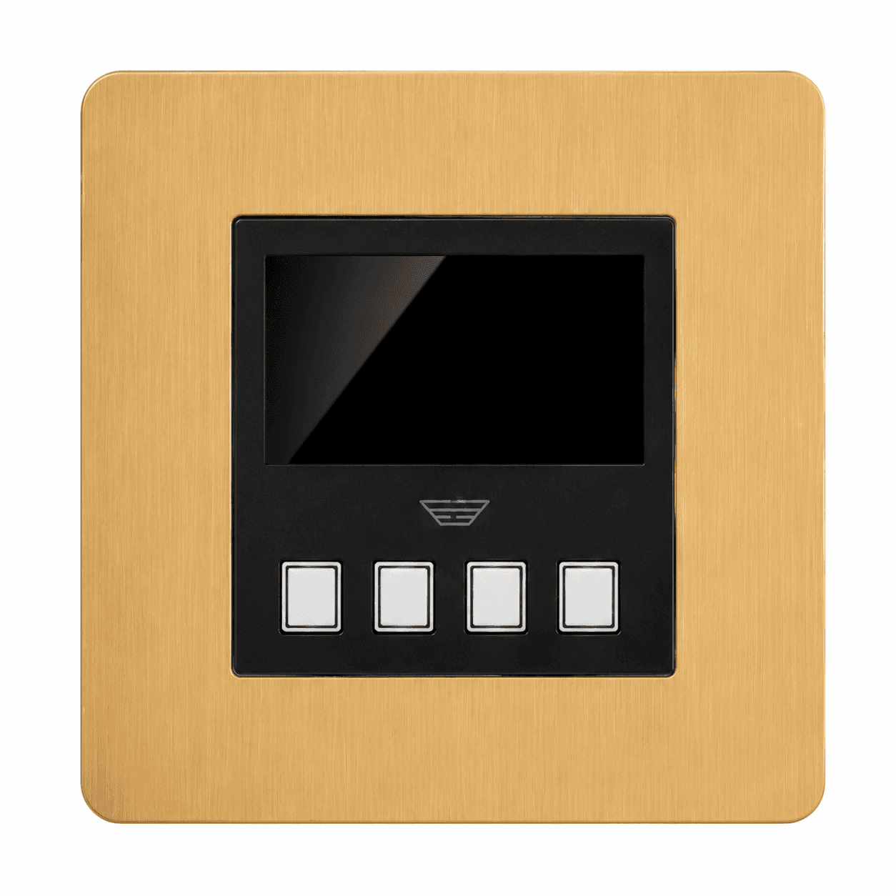 Brushed Gold Stainless Steel Hotel Room AC Control Panel