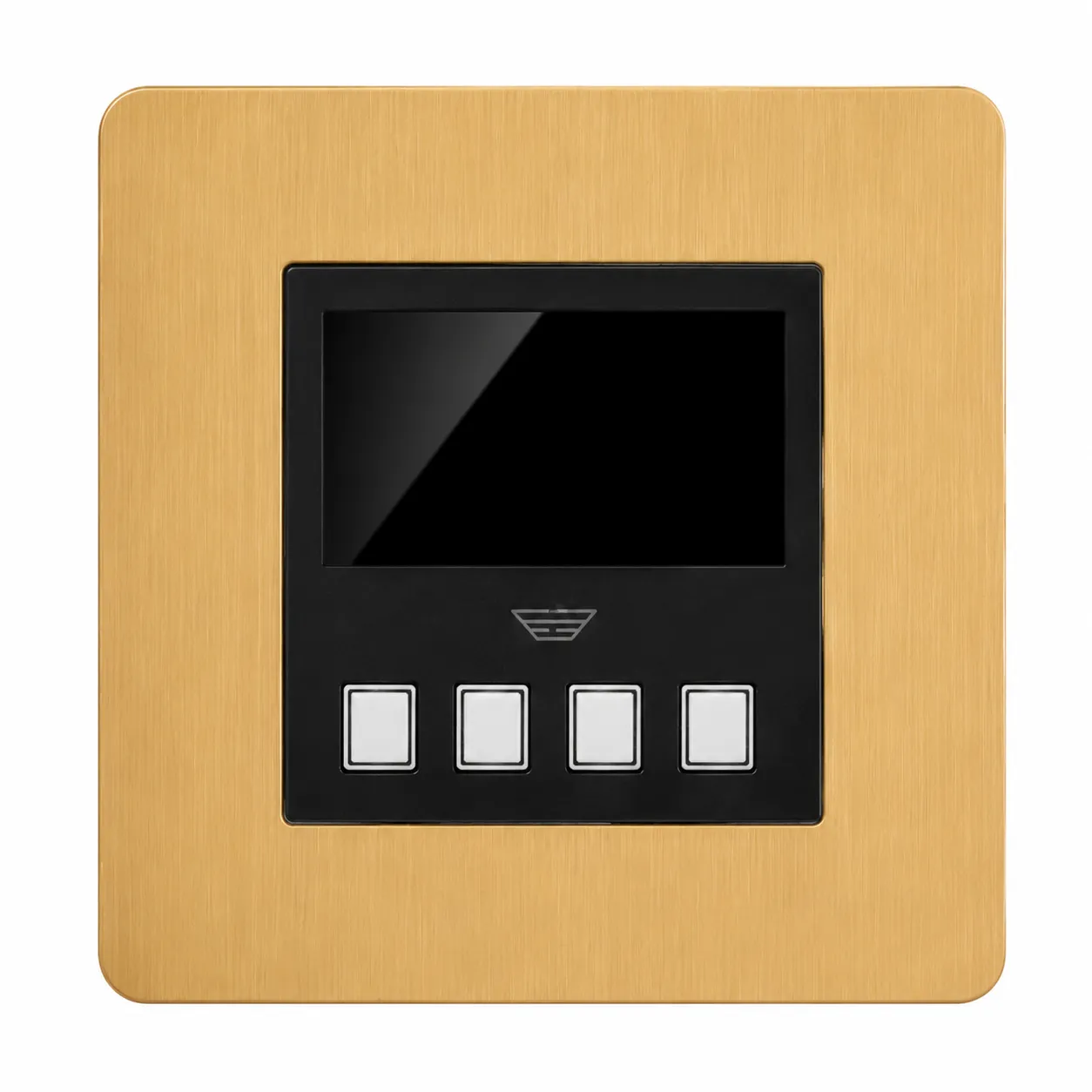 Brushed Gold Stainless Steel Hotel Room AC Control Panel